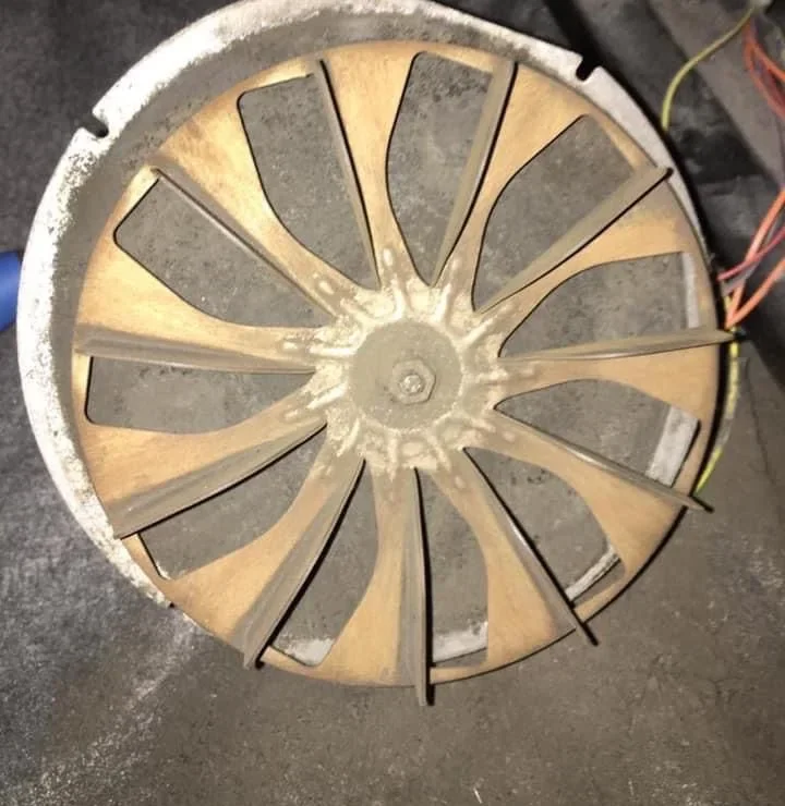 Gereinigde pelletkachelventilator